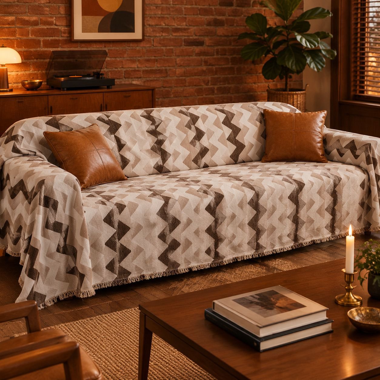 giipet - Sand Dune Wave Pattern Sofa Cover