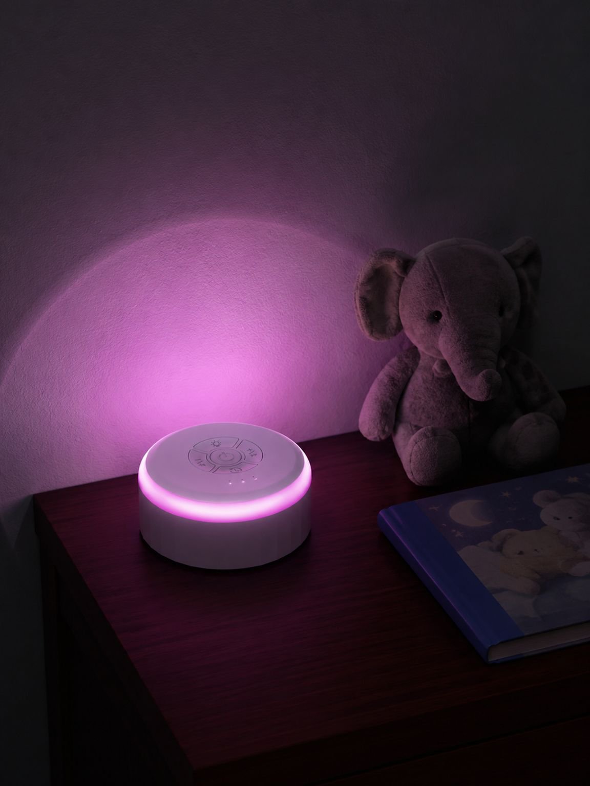 Lámpara nocturna musical inteligente para ayudar a dormir bebés