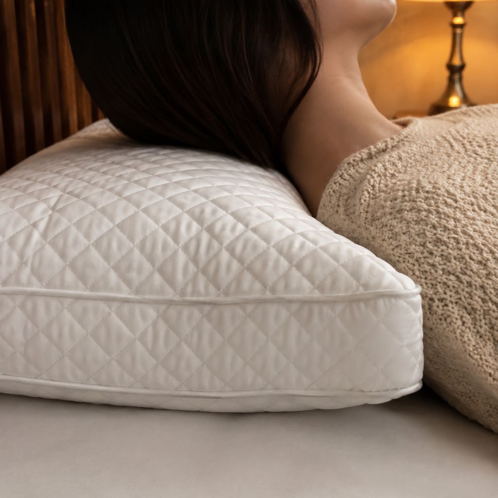Núcleo de almohada con capa protectora de aislamiento, funda de almohada acolchada para el hogar, an