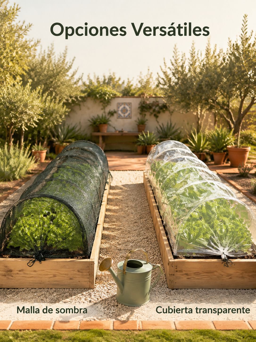 Túnel portátil de invernadero con red de sombra, cubierta protectora para huerto de verduras