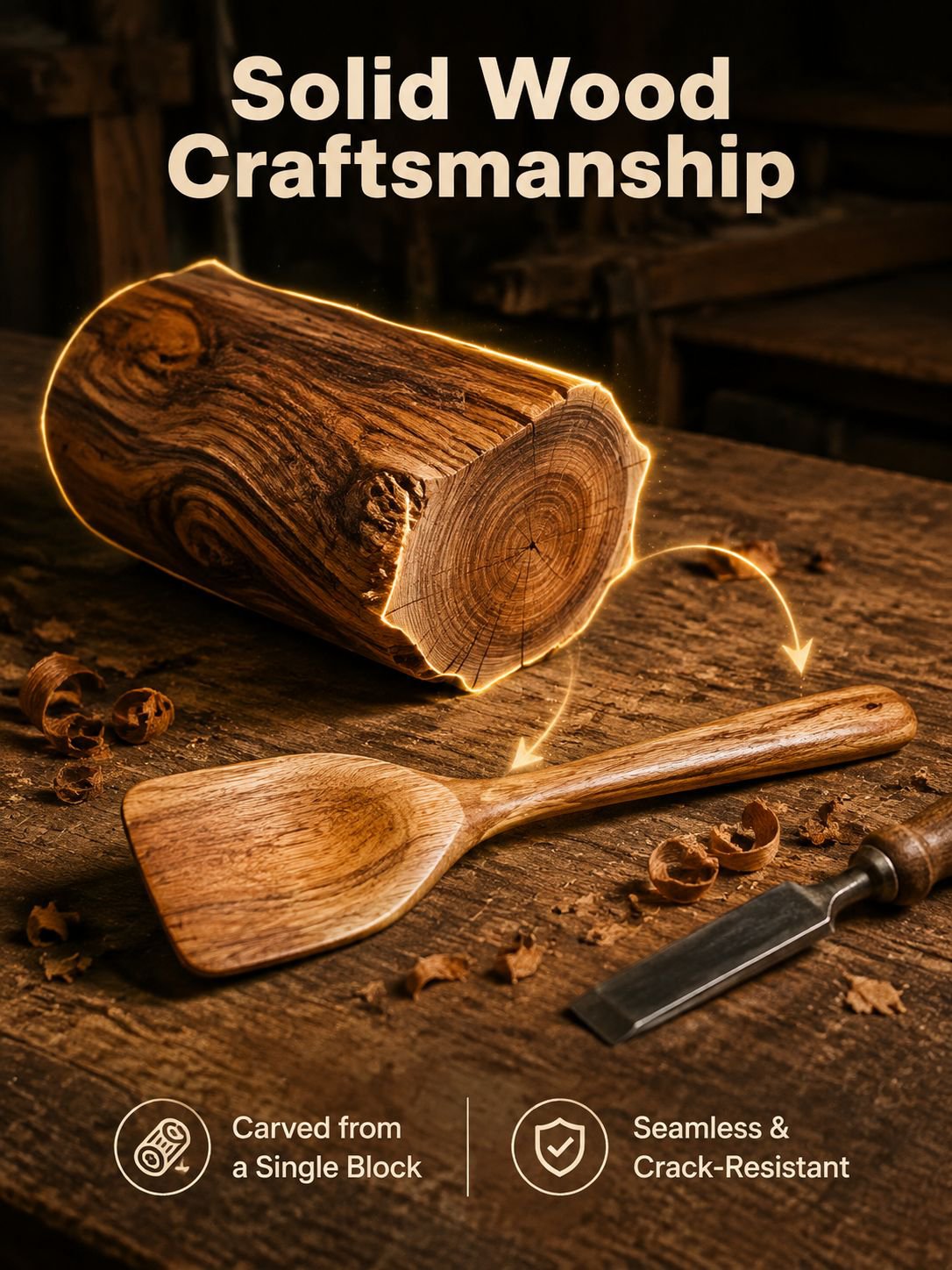 Wooden Cooking Utensil Set