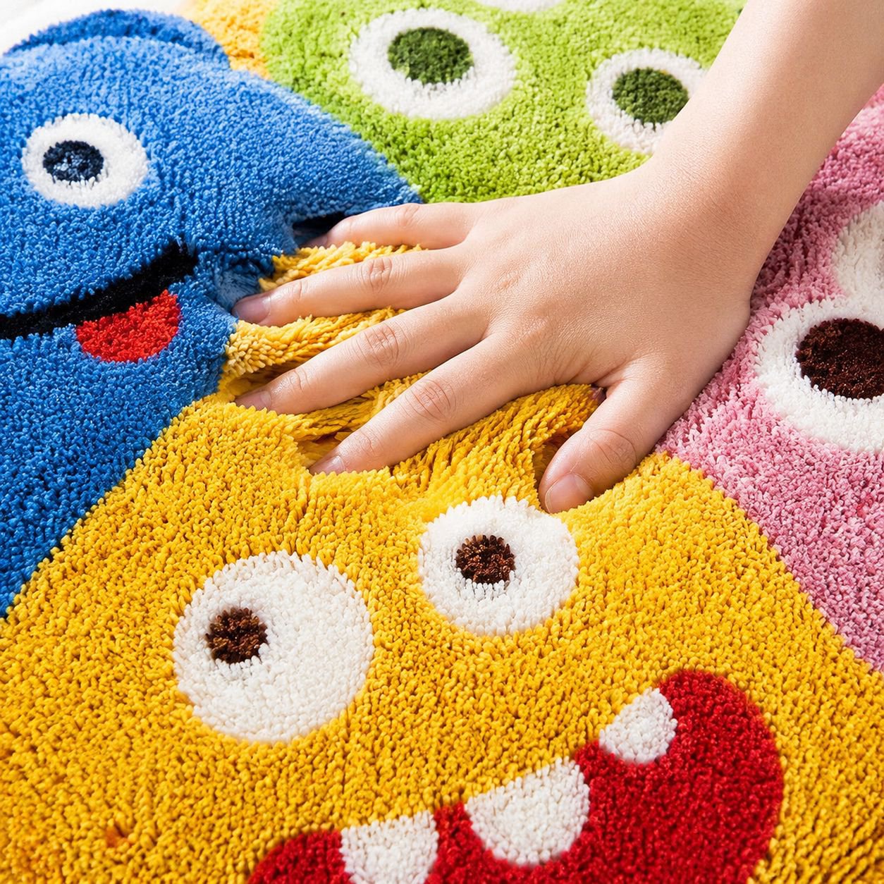 Home Bathroom Door Mat Absorbent Non-slip Toilet Floor Rug
