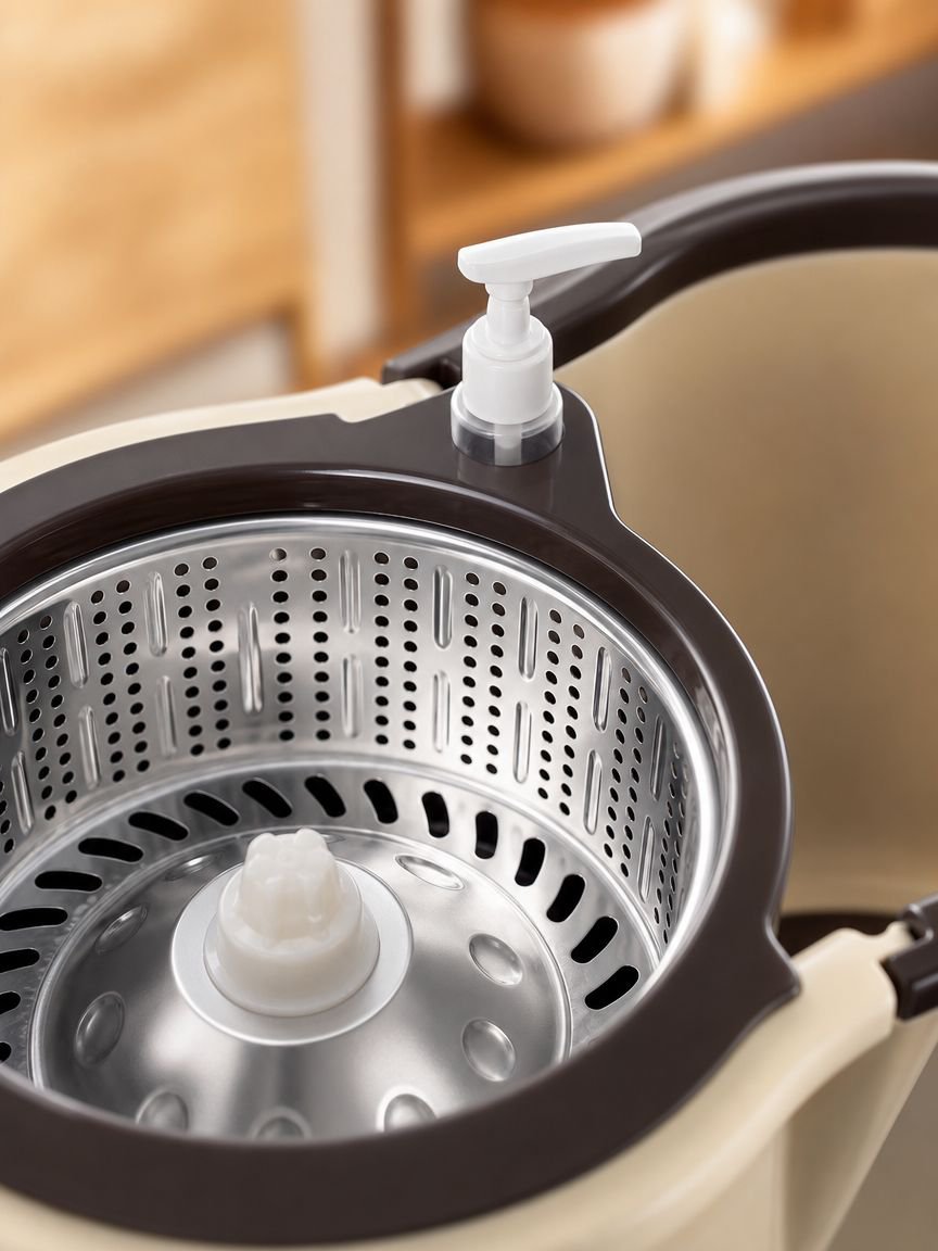 High quality floor cleaning mop kit with spin system