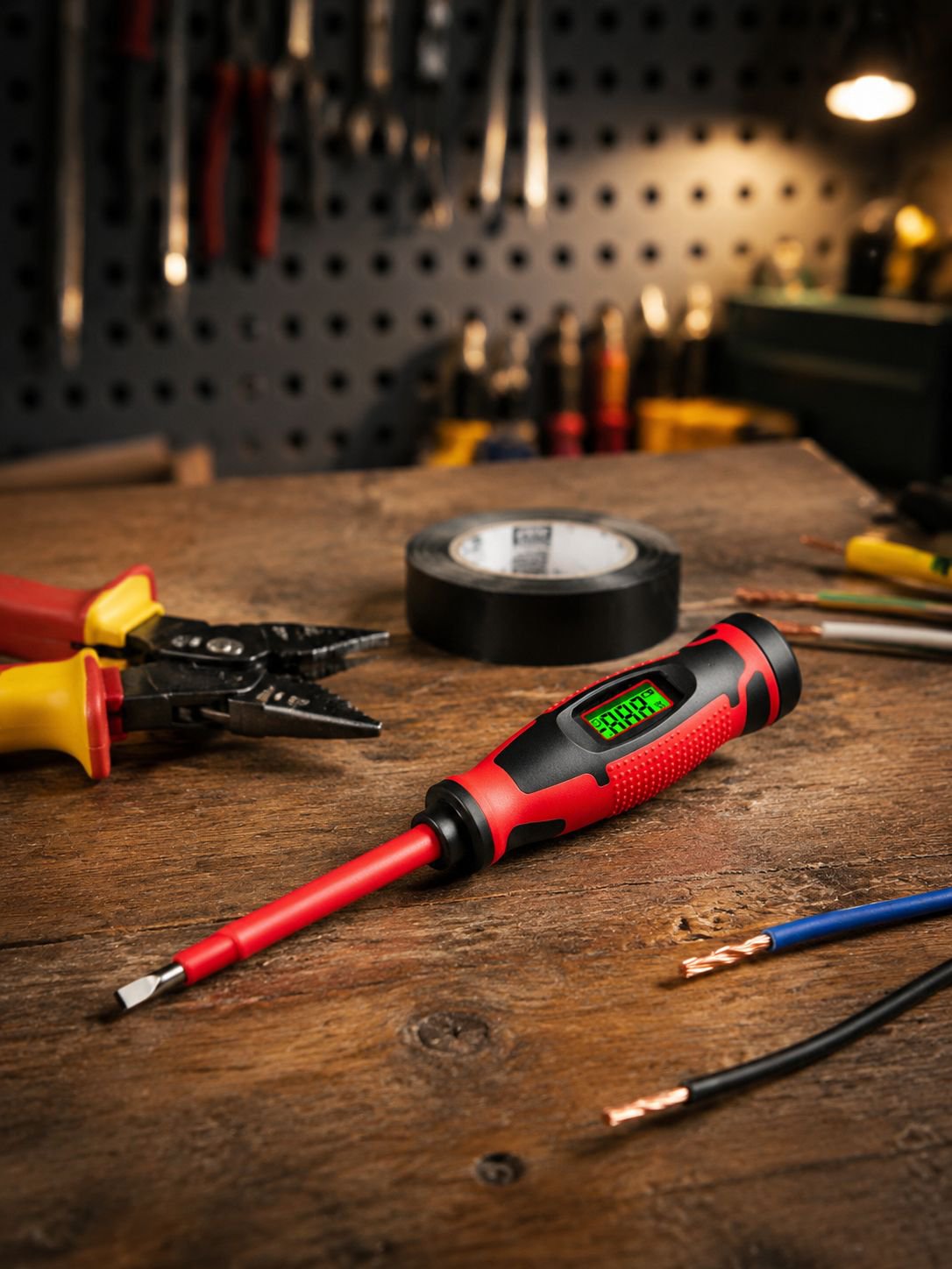 Professioneller Spannungsprüfer Schraubendreher für Elektriker