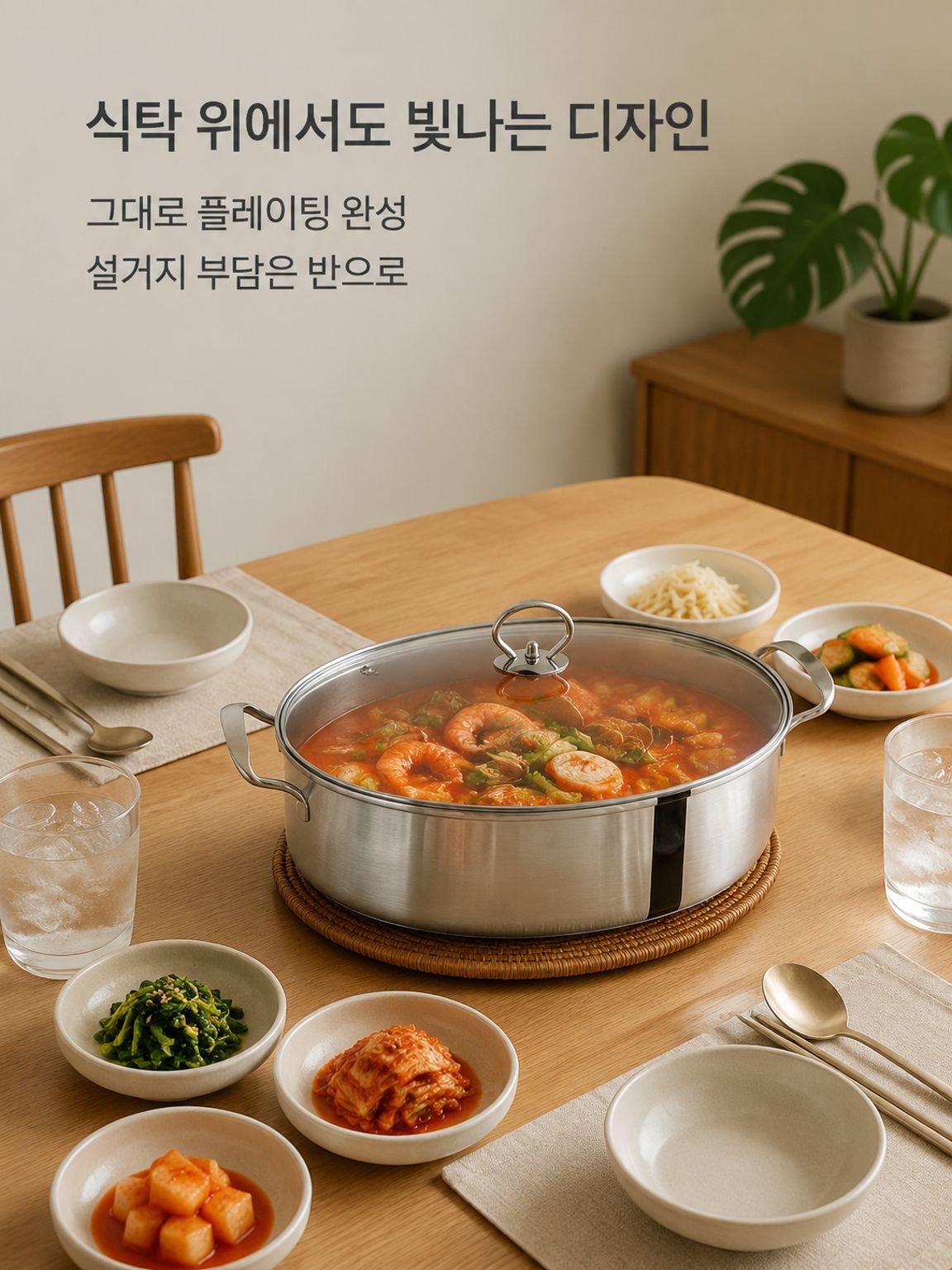 스테인리스 스틸 생선 찜통