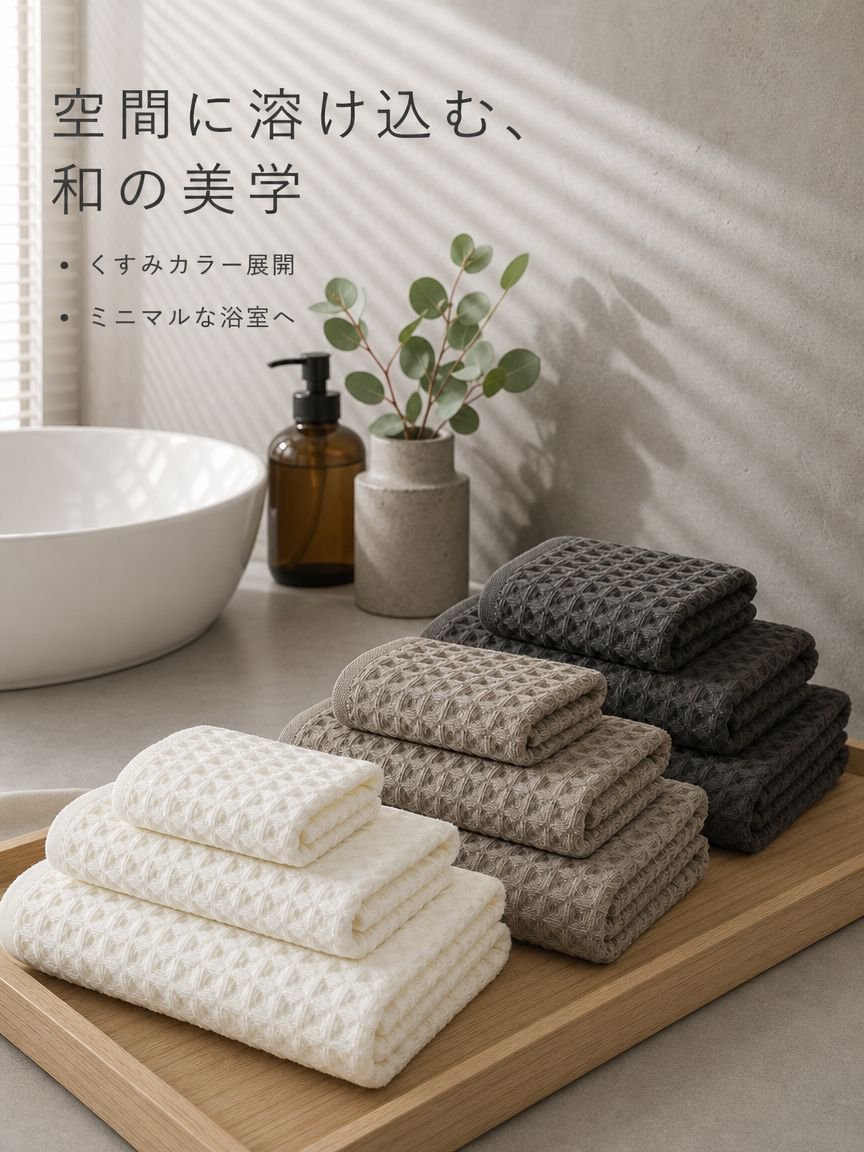 純綿のバスタオル