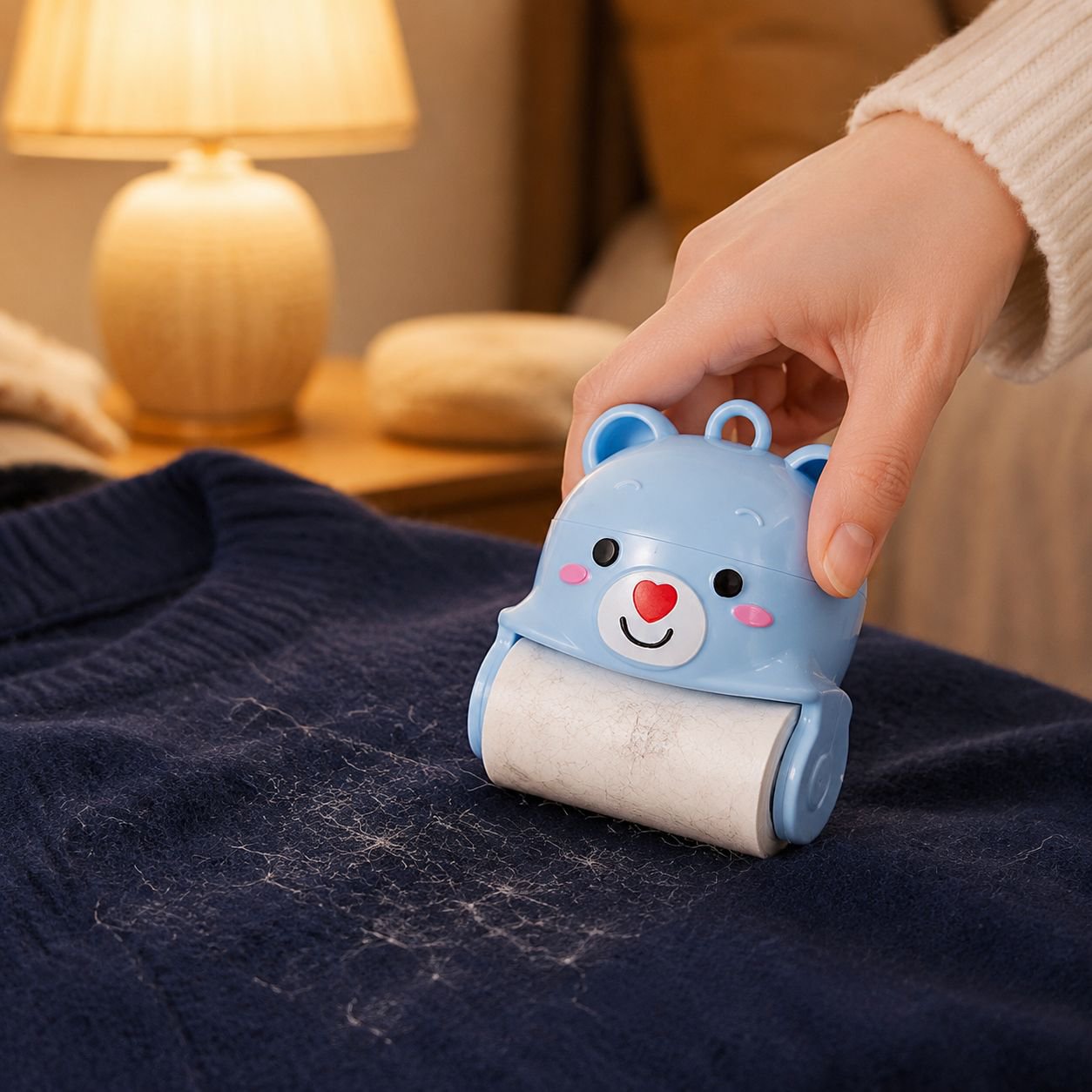 Fuzz and pet hair remover for winter clothing