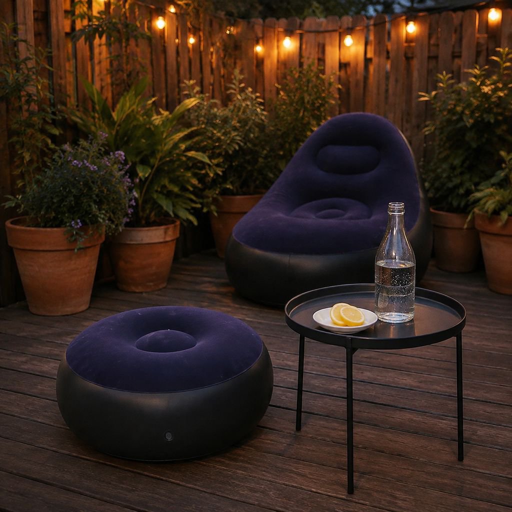 Easy to inflate and deflate outdoor sofa chair