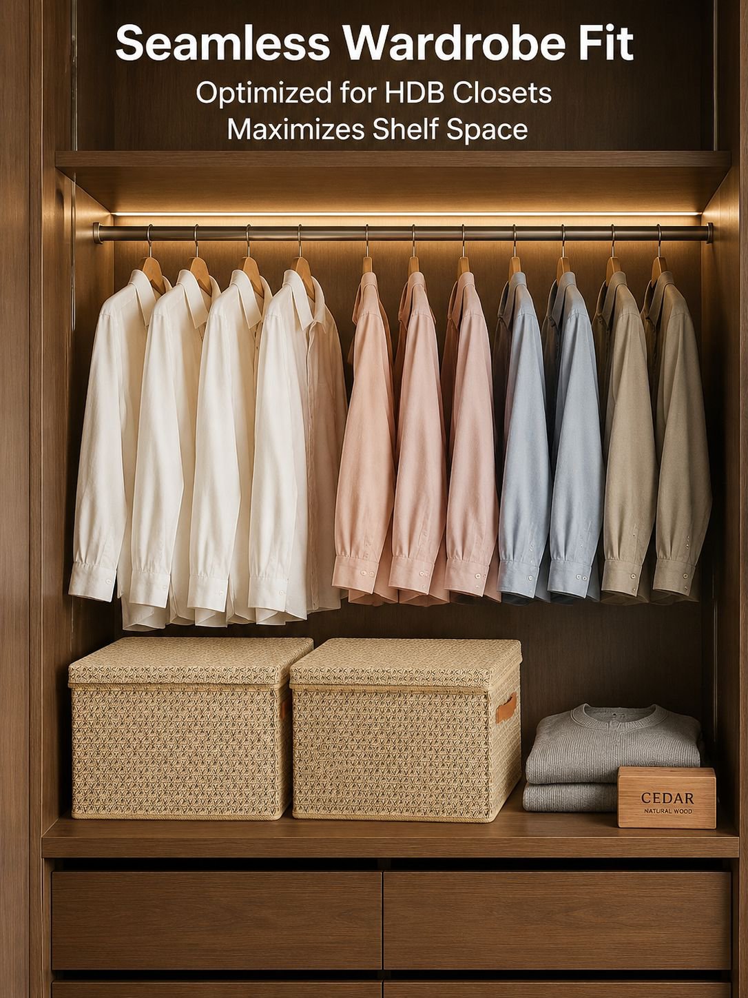 Household clothing storage box