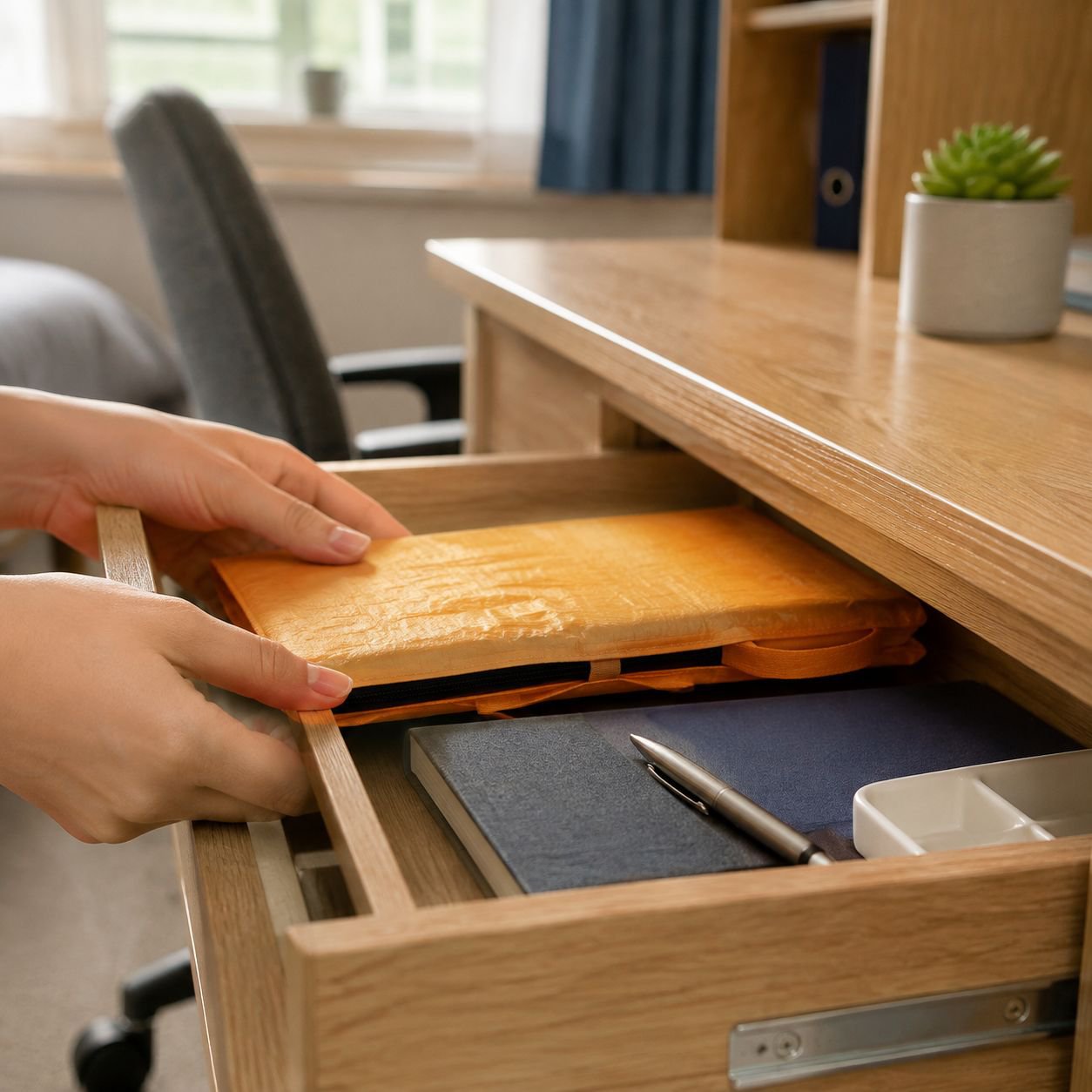 Portable and foldable storage bag for clothes