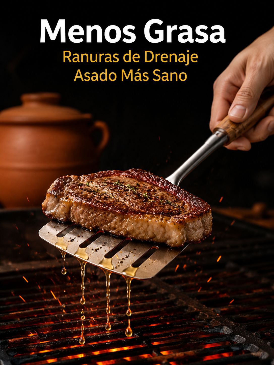 Espátula multifuncional de acero inoxidable