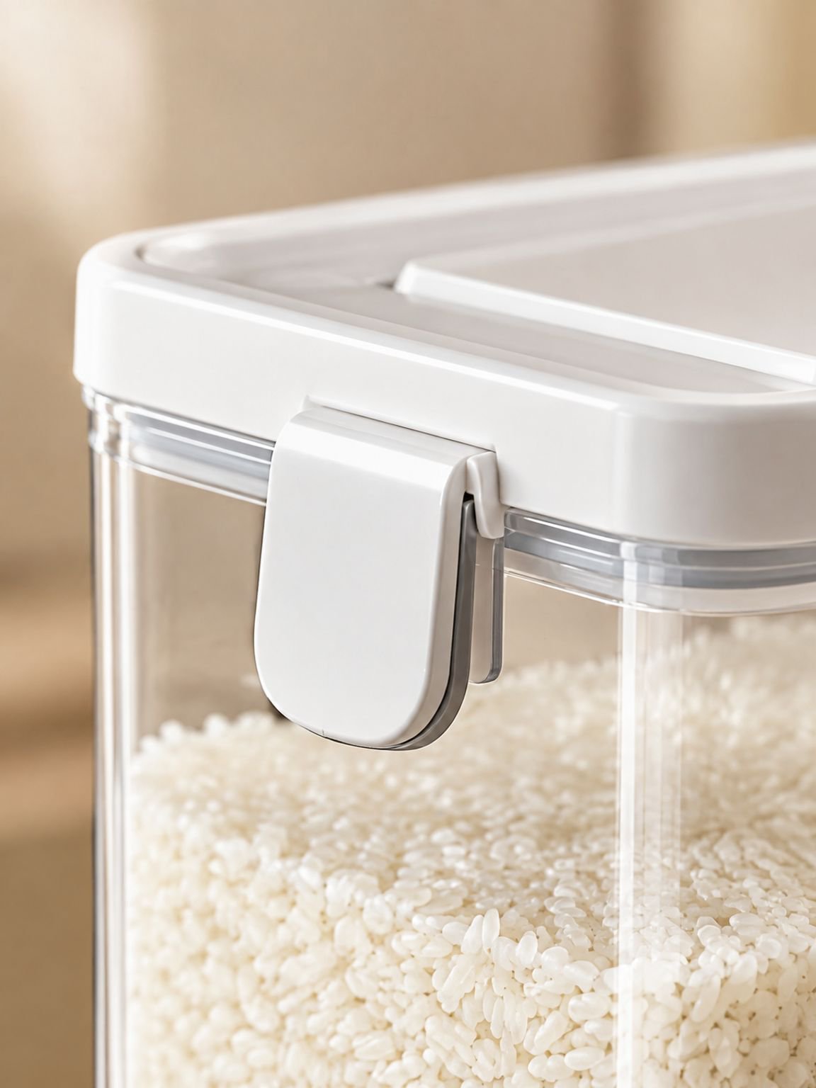 Contenedor Hermético para Arroz y Granos Grado Alimenticio