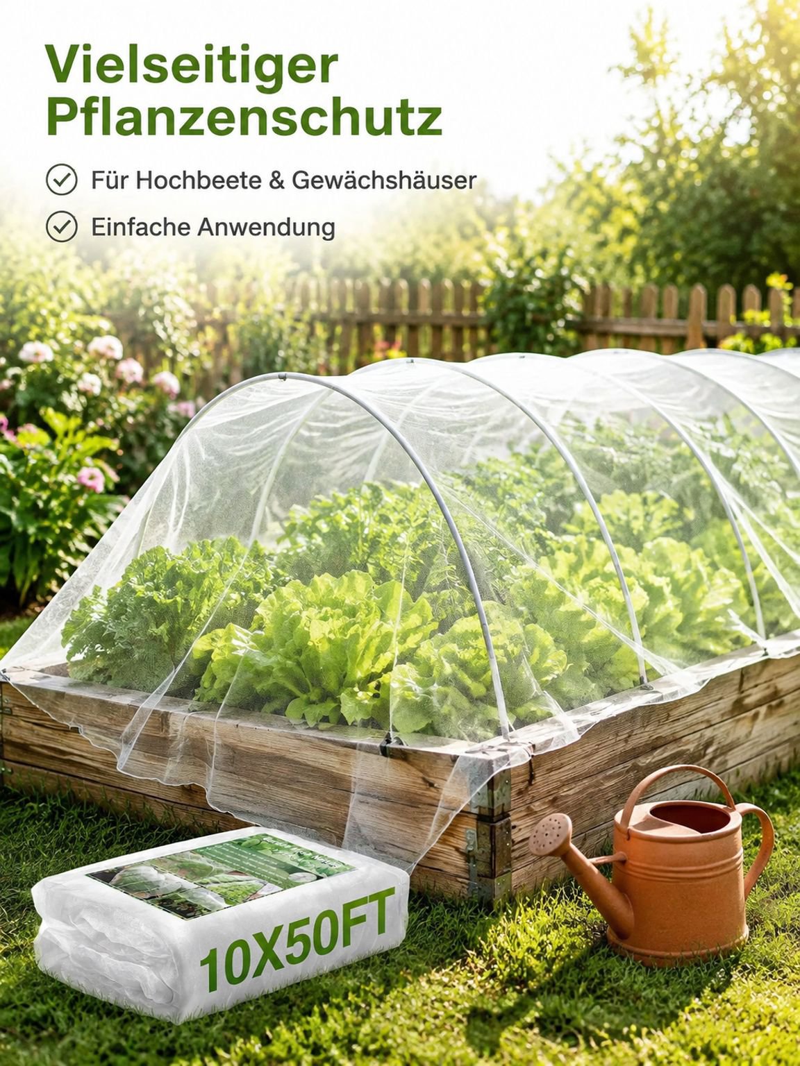 Insektensicheres Gewächshausnetz für Gemüsegärten, Gartenbau, Wärmeschutzgewächshäuser und Freilands
