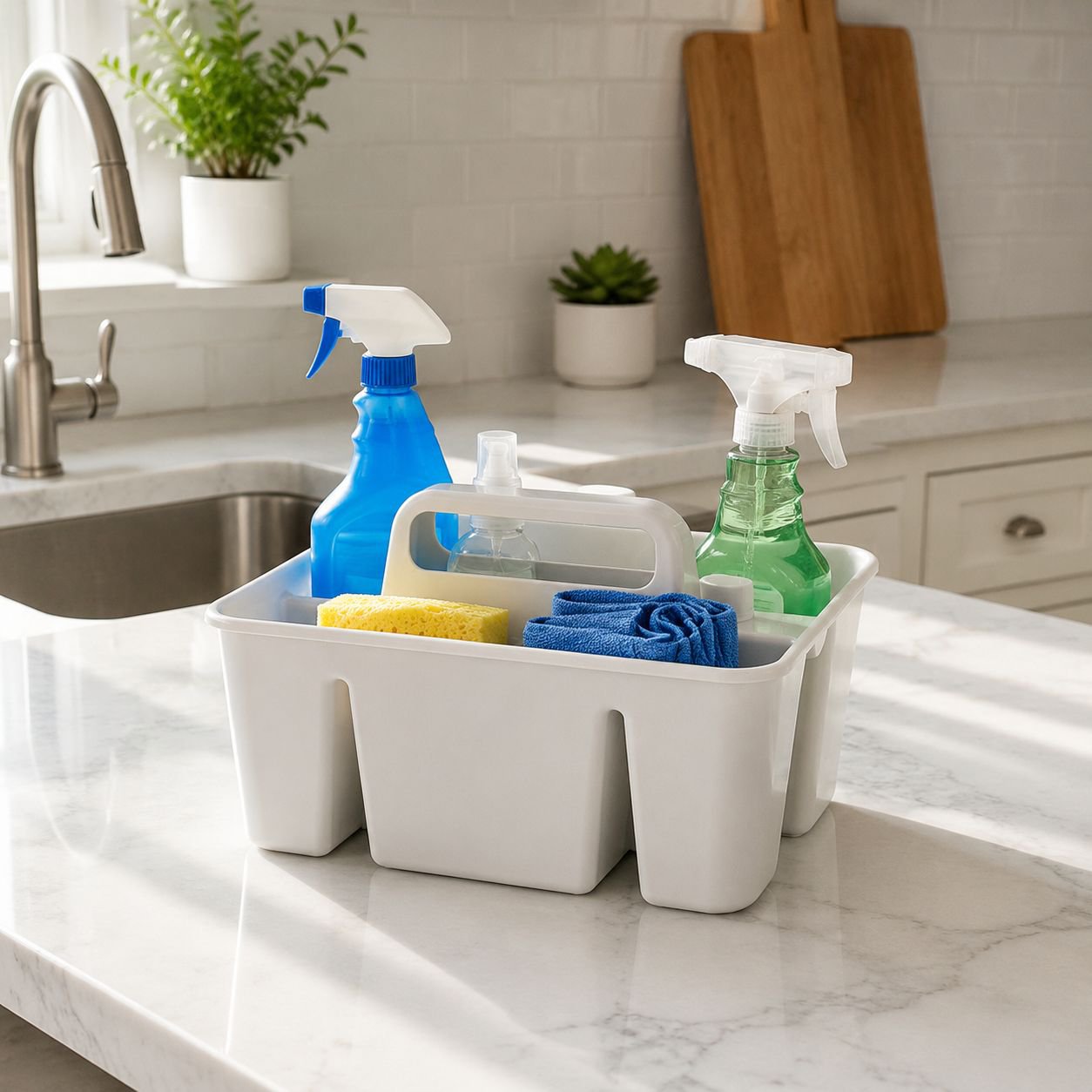 Portable cleaning storage basket, household divider, sundrying basket, desktop storage bin, desktop 
