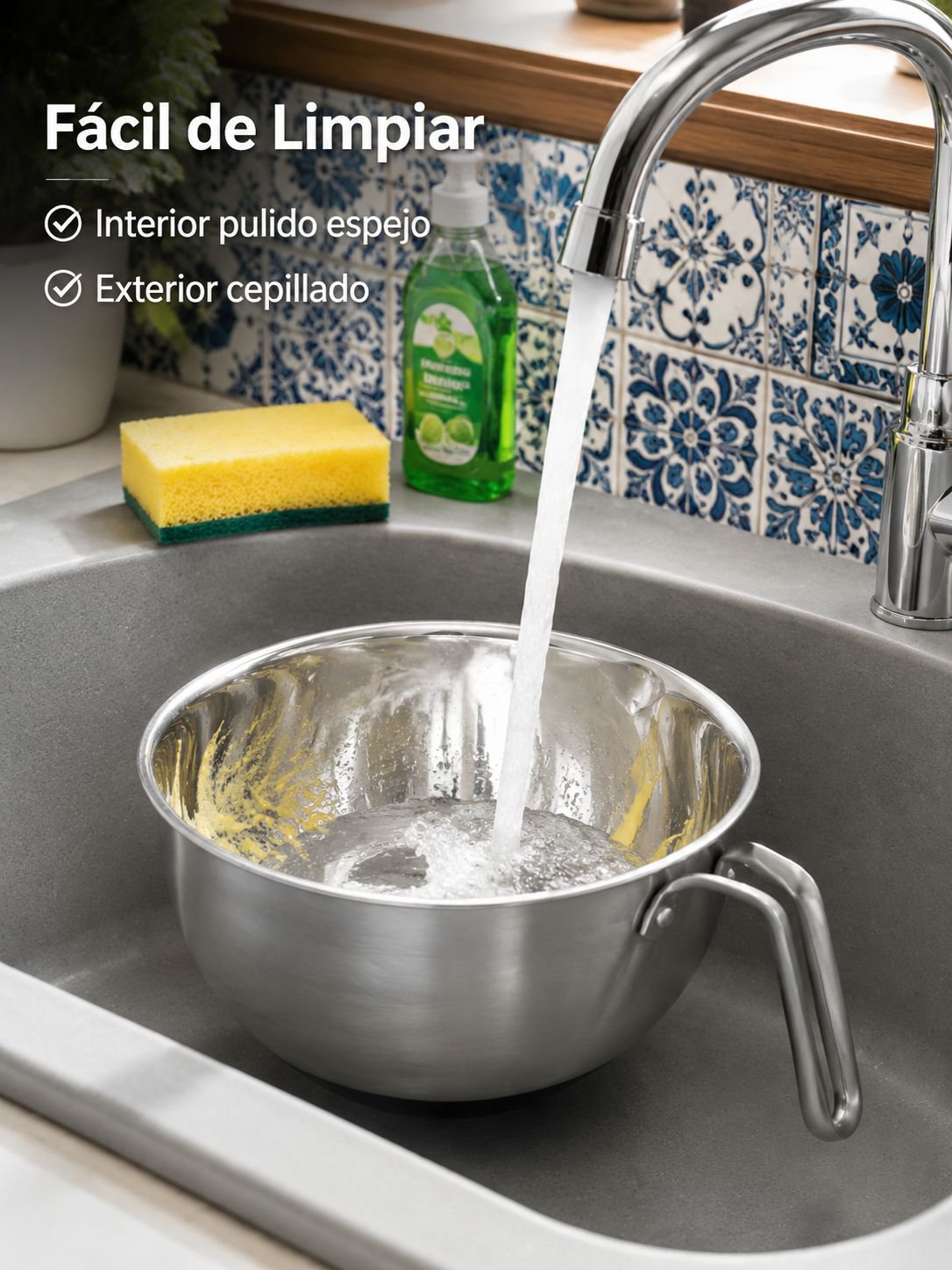 Lavabo con base de silicona