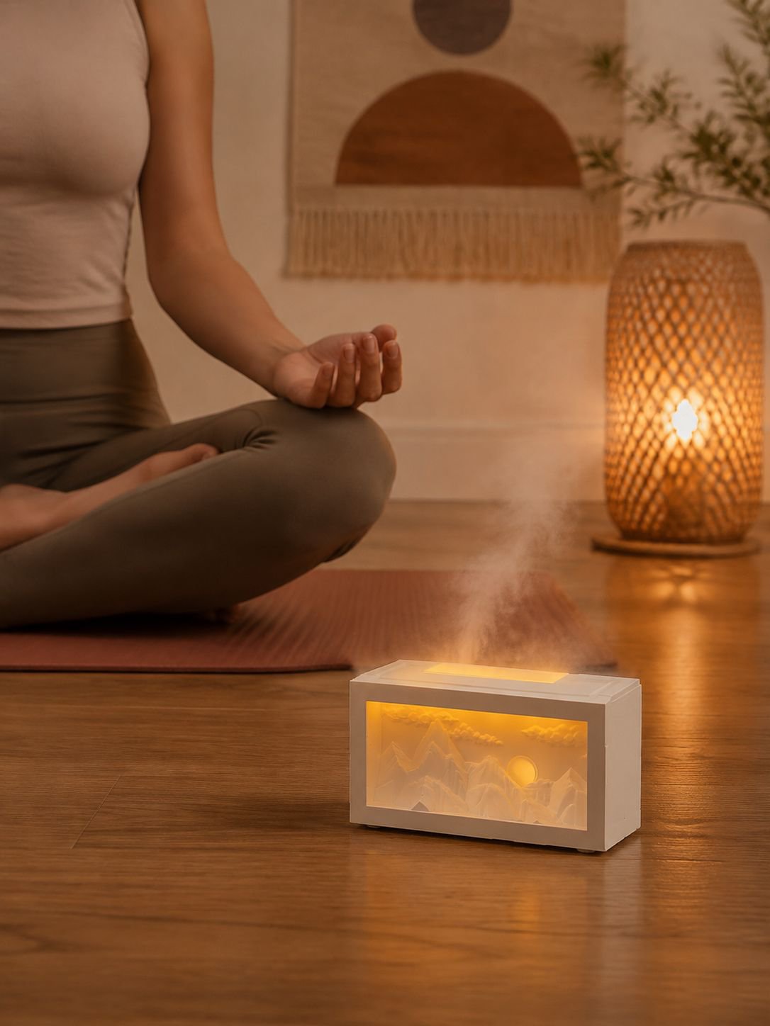 Aire fresco y saludable con humidificador montaña