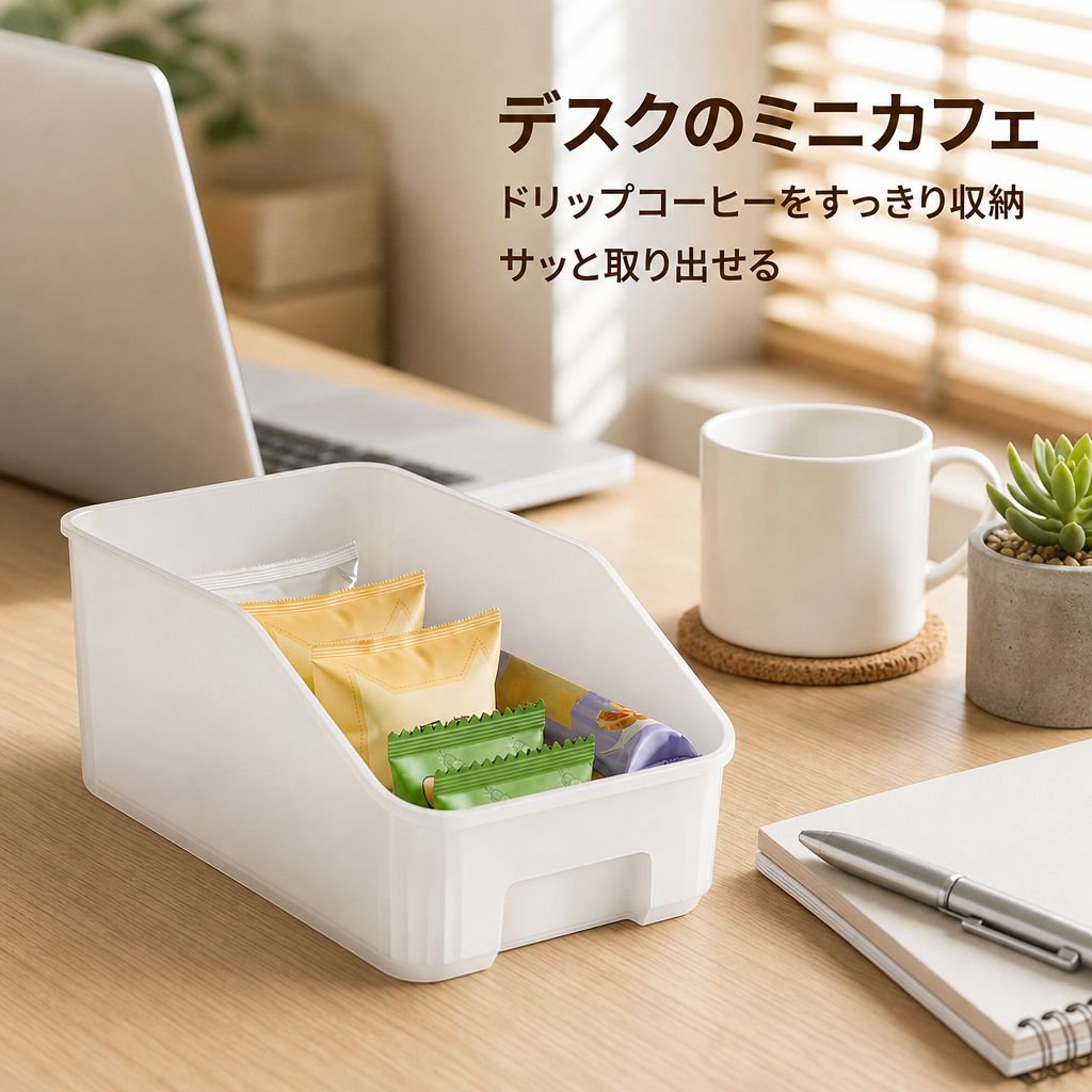 デスク雑貨整理ボックス