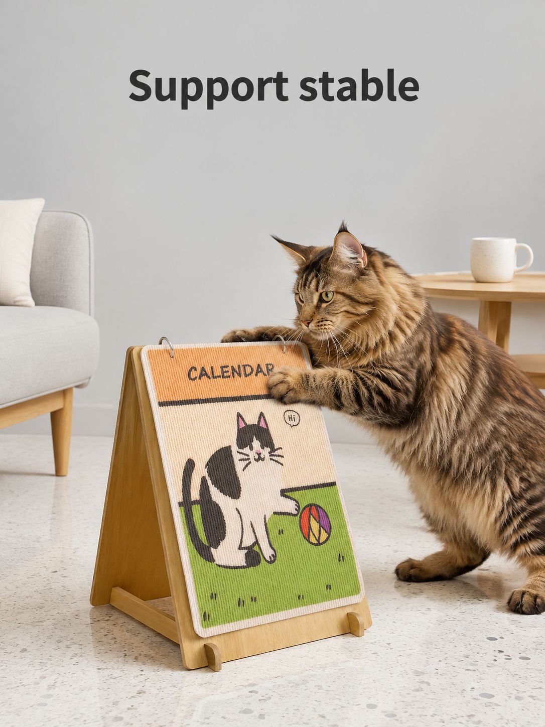giipet - Griffoir calendrier pour chat - Ne perd pas de peluches