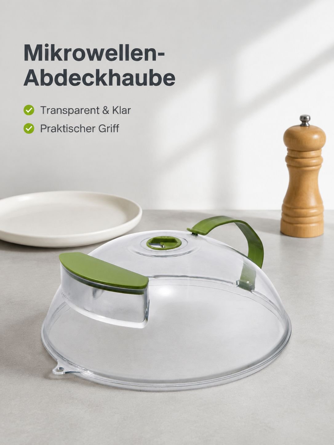 Küche Mikrowelle Hitzebeständige Lebensmittel Heizung Schutz Staubschutz