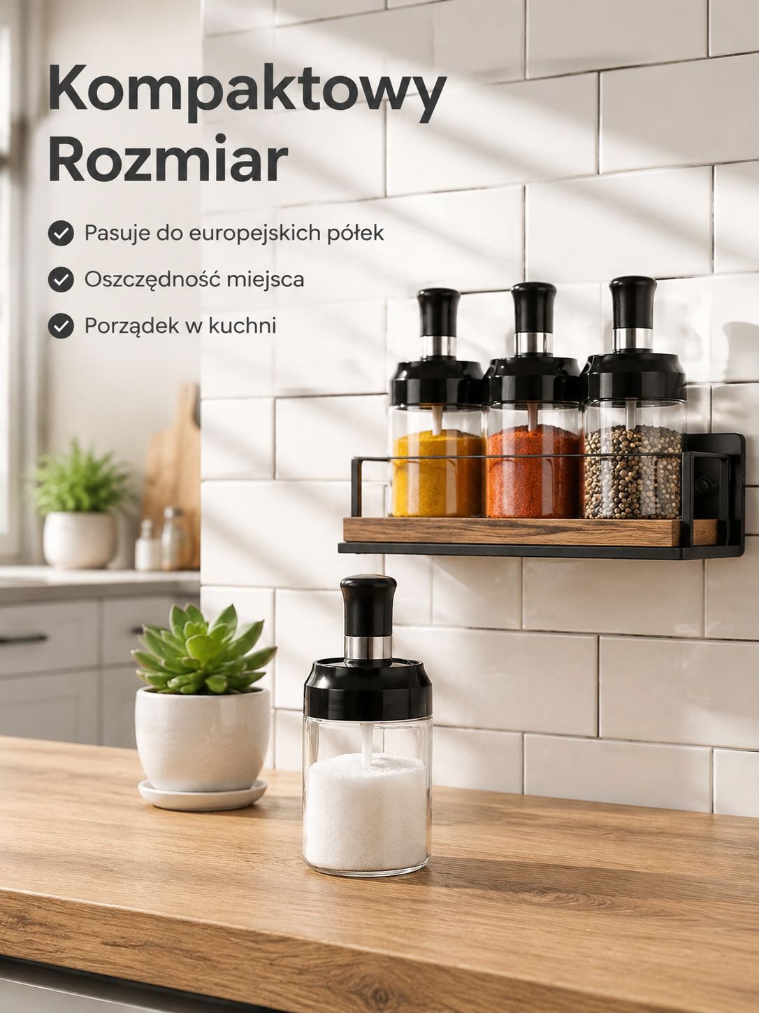 Szklana butelka na przyprawy do kuchni, kreatywny pojemnik na olej