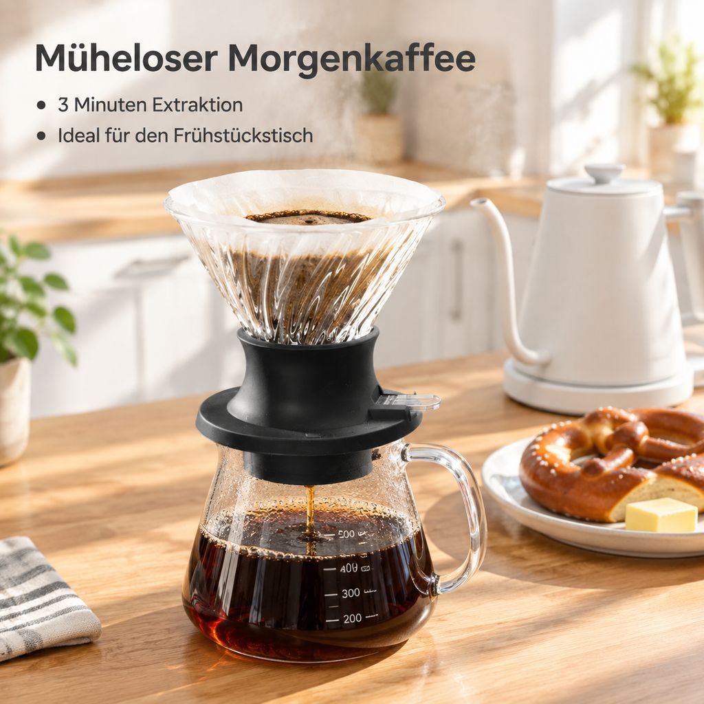 Extraktionskaffeekanne