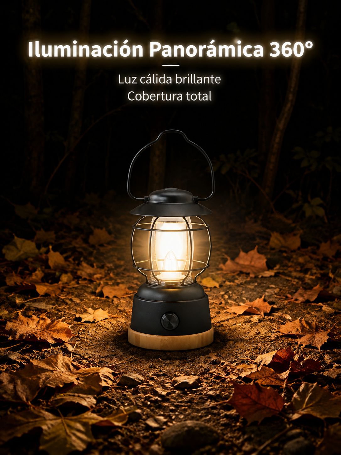 linterna portátil para acampar al aire libre