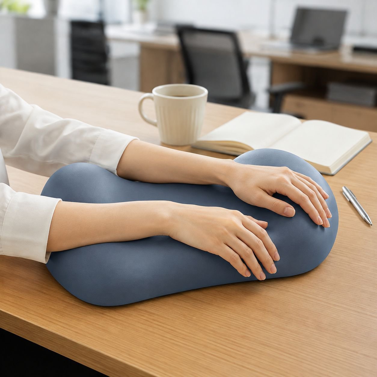Cojín absorbente y transpirable para siestas
