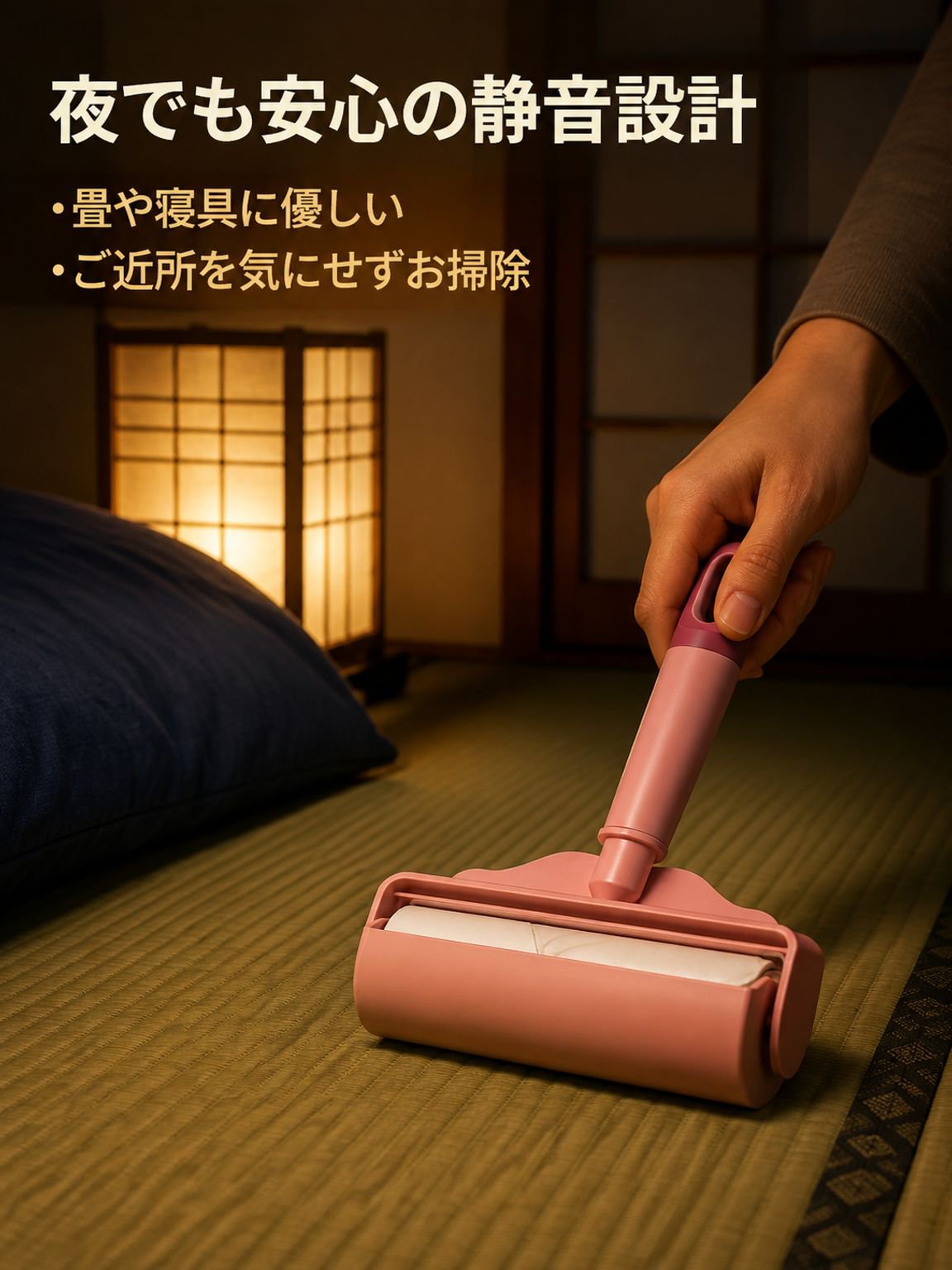 ちぎれるタイプの粘着ローラー