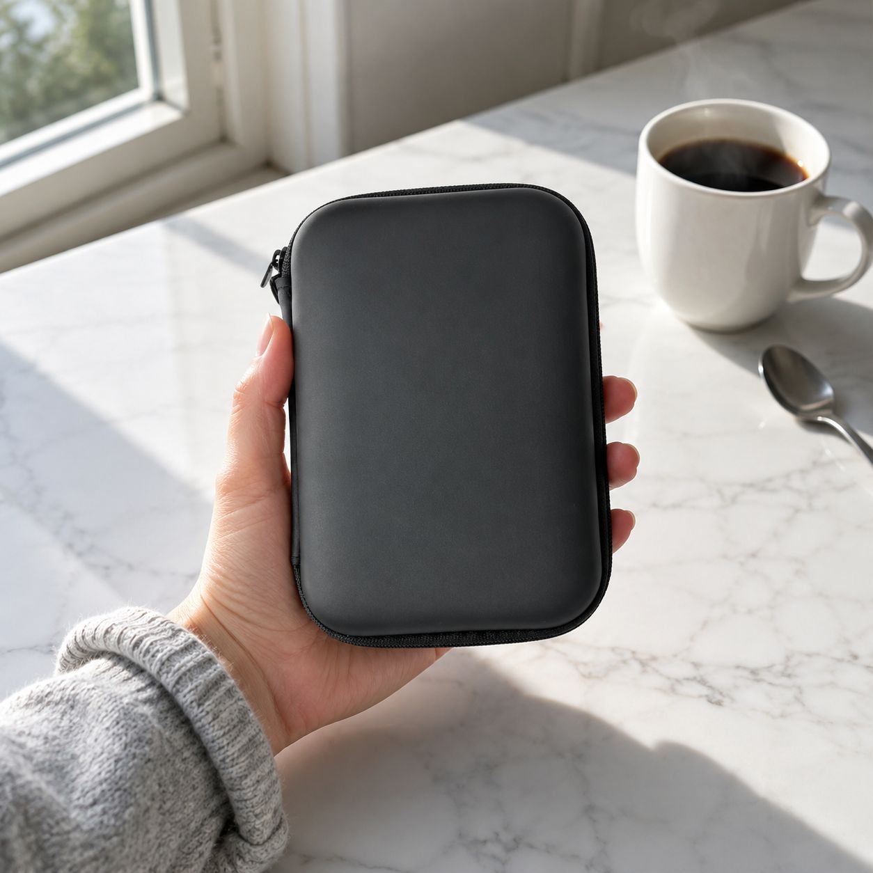 Compact power bank and cable kit for travelers