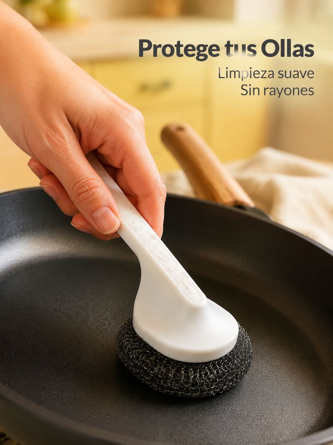 Esfera de limpieza de acero inoxidable para cocina