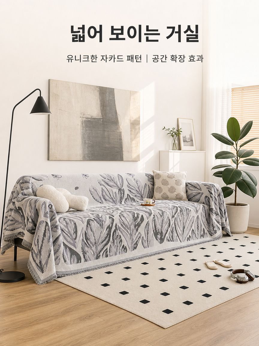 컨트리 스타일 소파 커버
