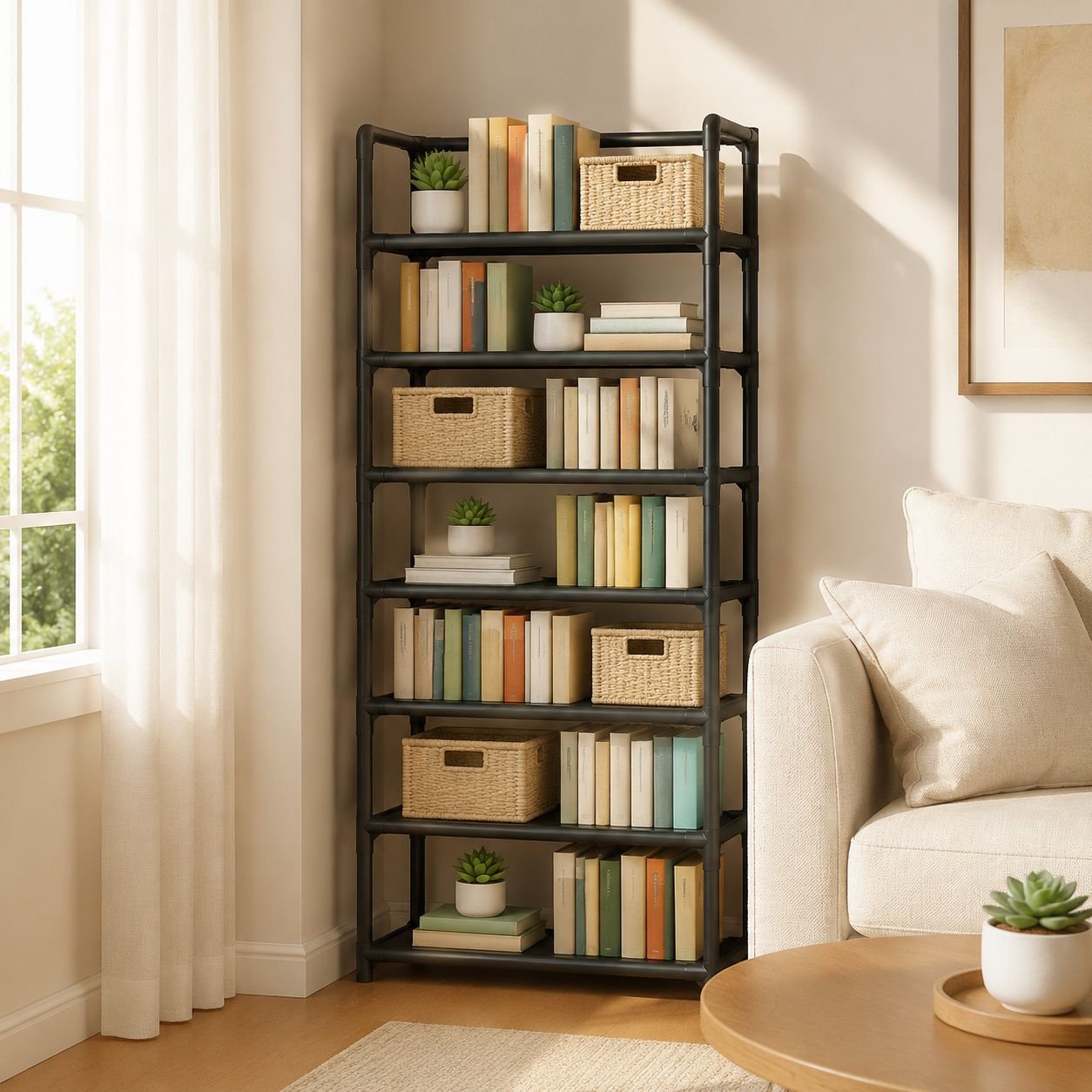 Multi-layer Multi-functional Storage Rack, Home Organization Shelf