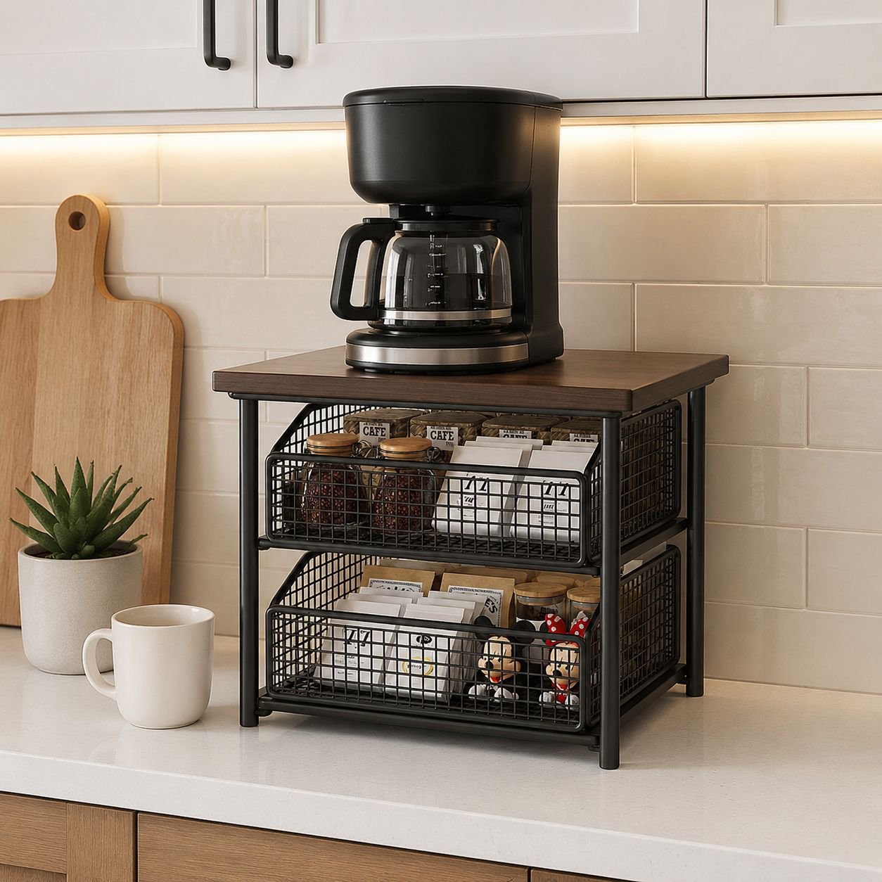 Organizador de cajones multifuncional para cocina