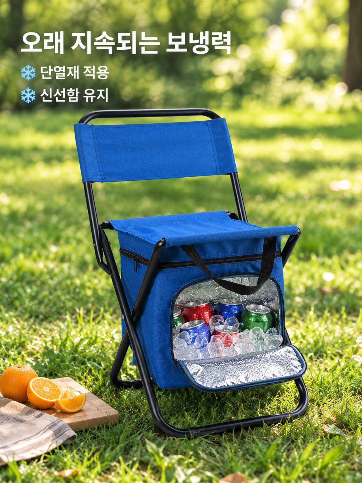 휴대용 야외 낚시의자 백팩 보온 접이식 의자