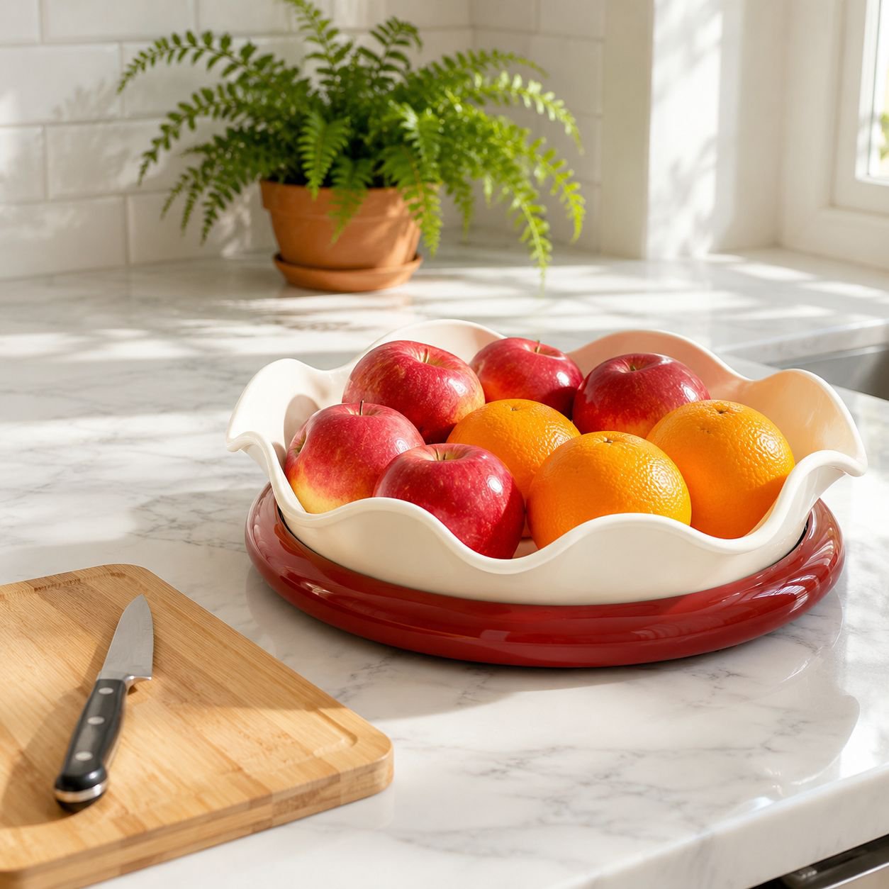 Rotating fruit tray for home living room, a luxurious and sophisticated snack and dried fruit tray/t