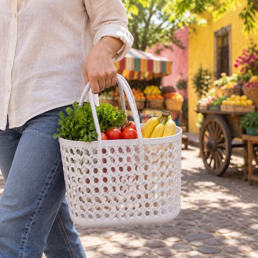 Canasta aireada para frutas para el hogar
