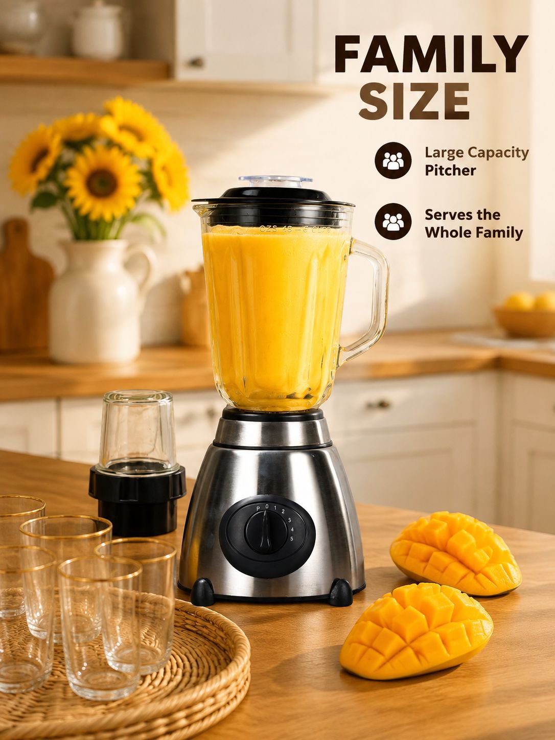 Multifunctional High-Speed Blender Juicer