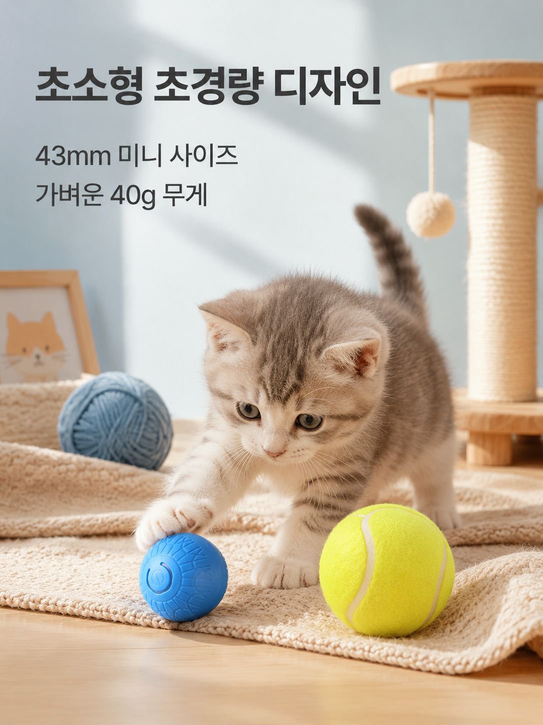 반려동물 스마트 점핑볼 구르는 공 장난감