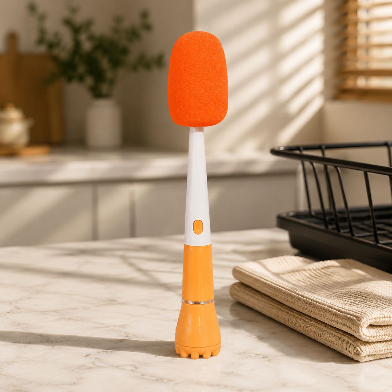 Durable kitchen cup brush for daily use