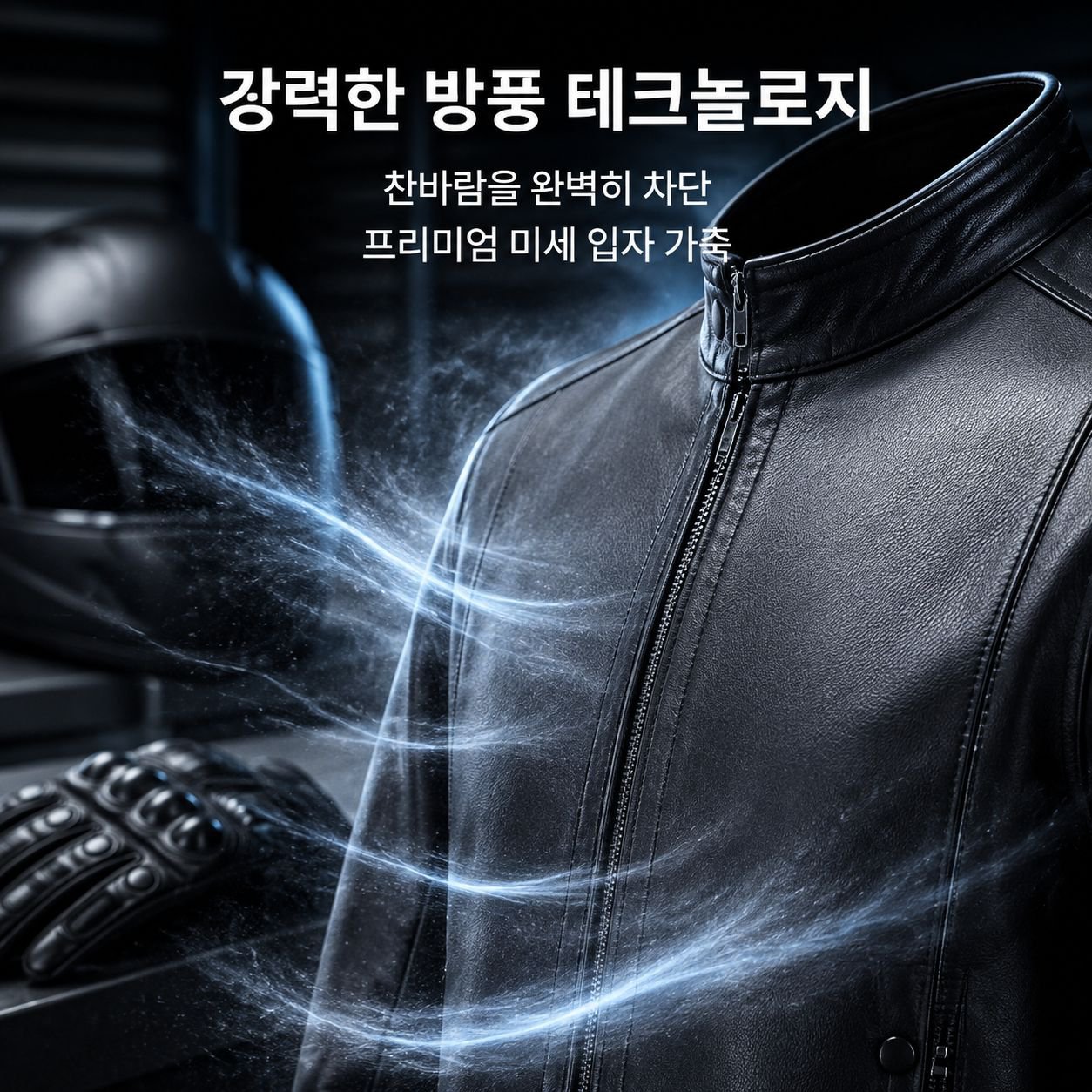 남성용 고급 가죽 재킷