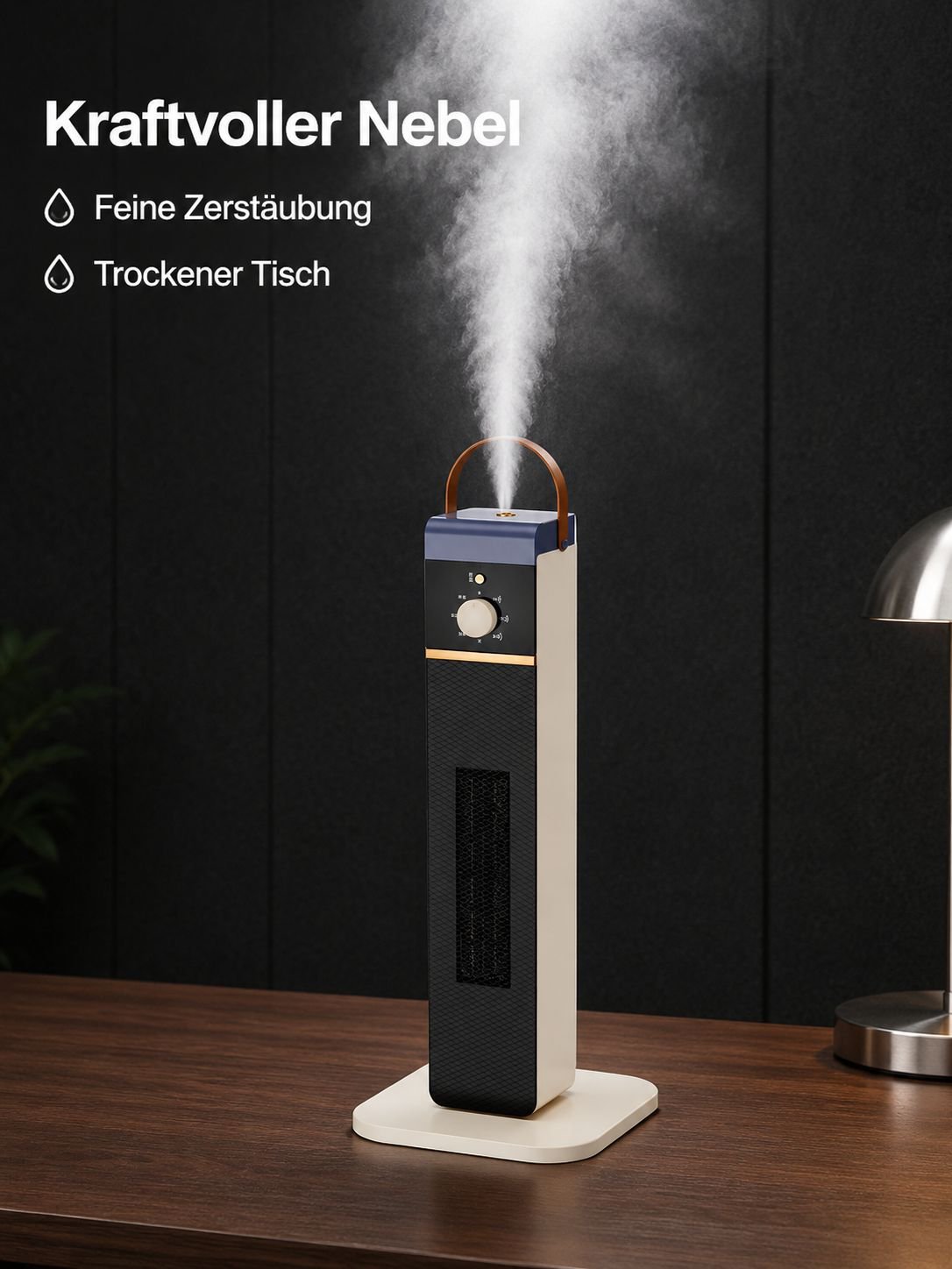 Intelligenter Warmluftbefeuchter mit Temperaturregelung und Vernebelung