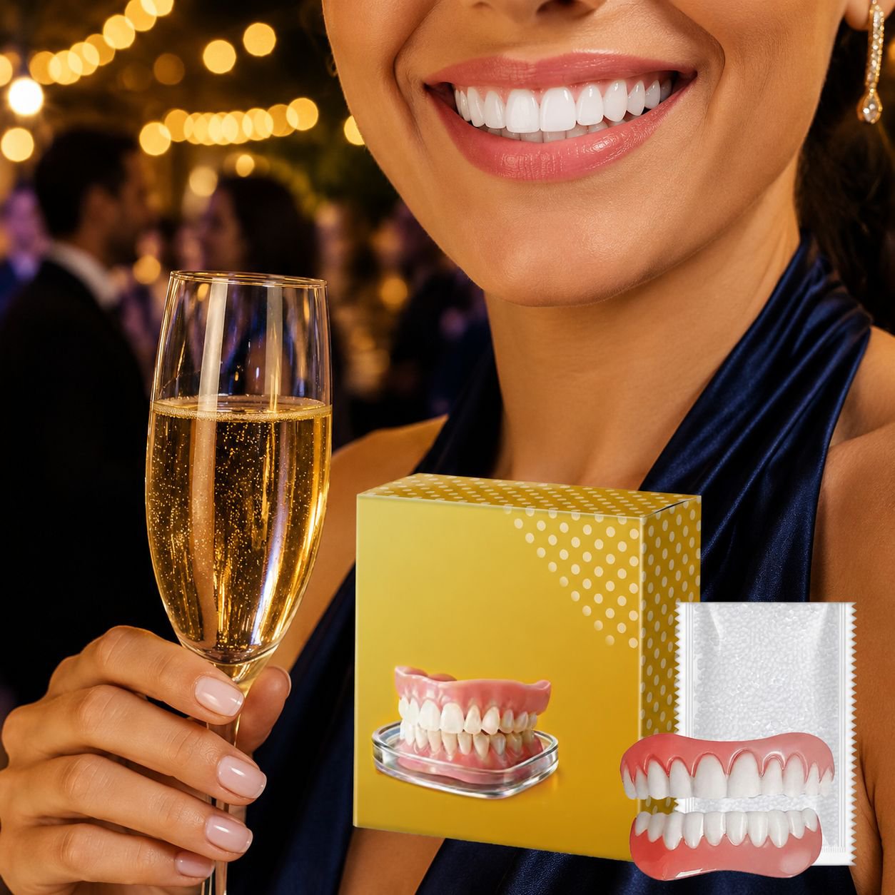 Easy to use denture cosmetic kit instructions