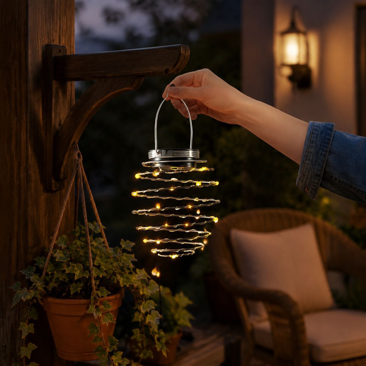 Solar LED Pineapple Shape Garden Lantern Outdoor Decoration Light