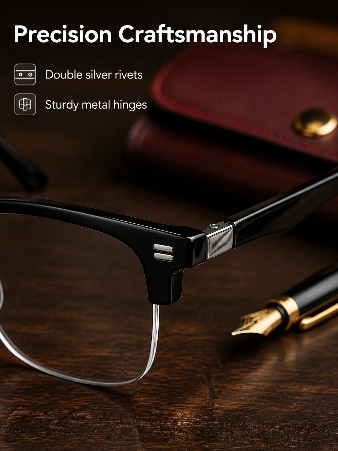 Blue Light Blocking HD Semi-Frame Presbyopic Glasses