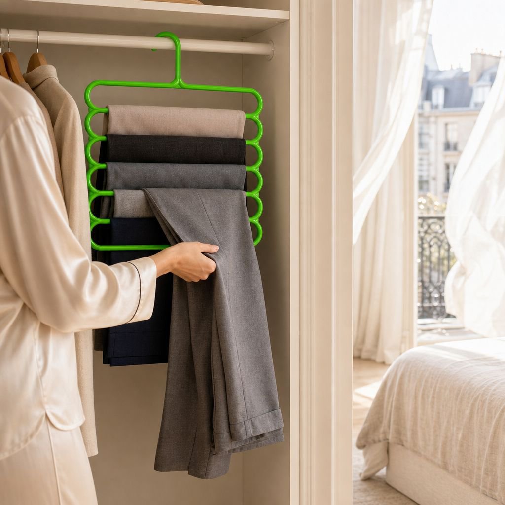 Étagère de séchage et de rangement pliable à cinq niveaux