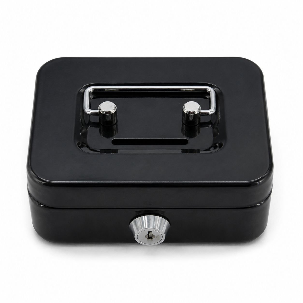 Caja de ahorro portátil con forma de llave, con candado de combinación, para monedas