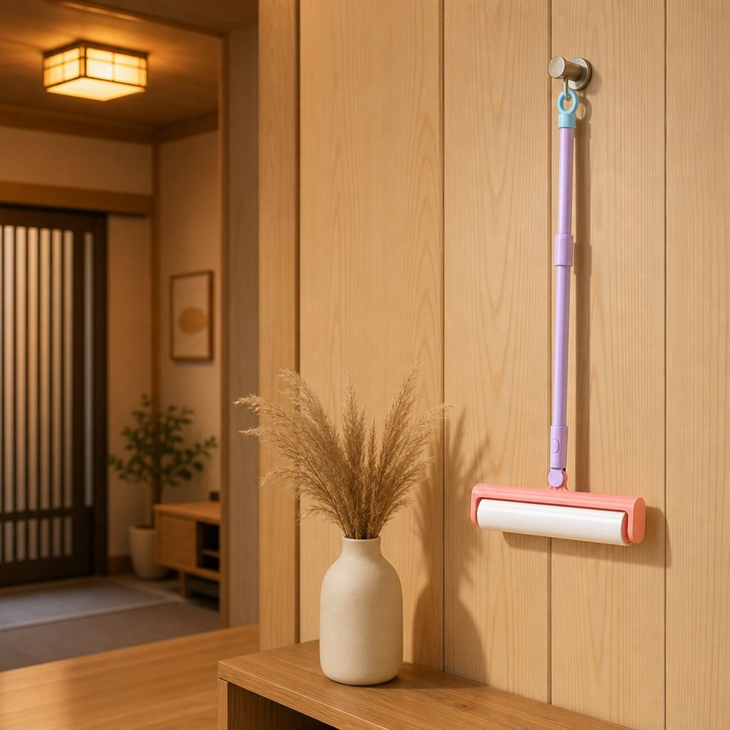 家庭用掃除に最適な長柄粘着クリーナー
