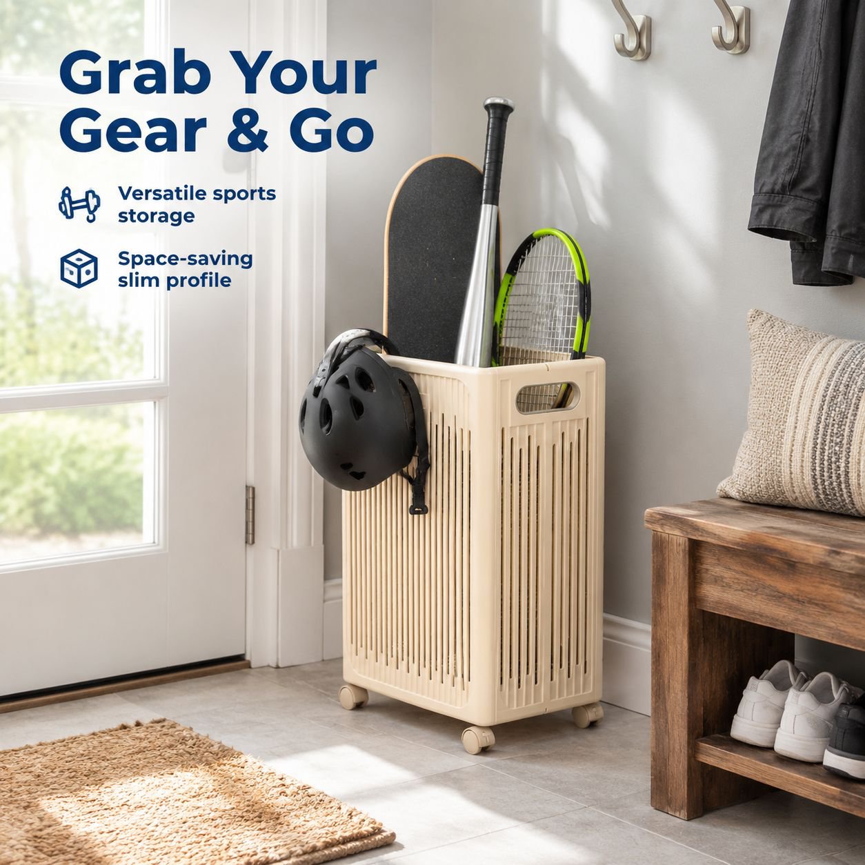 Yoga Mat Organizer Basket