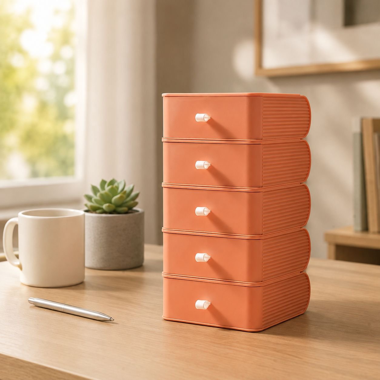 Household Multi-layer Plastic Storage Drawer Cabinet