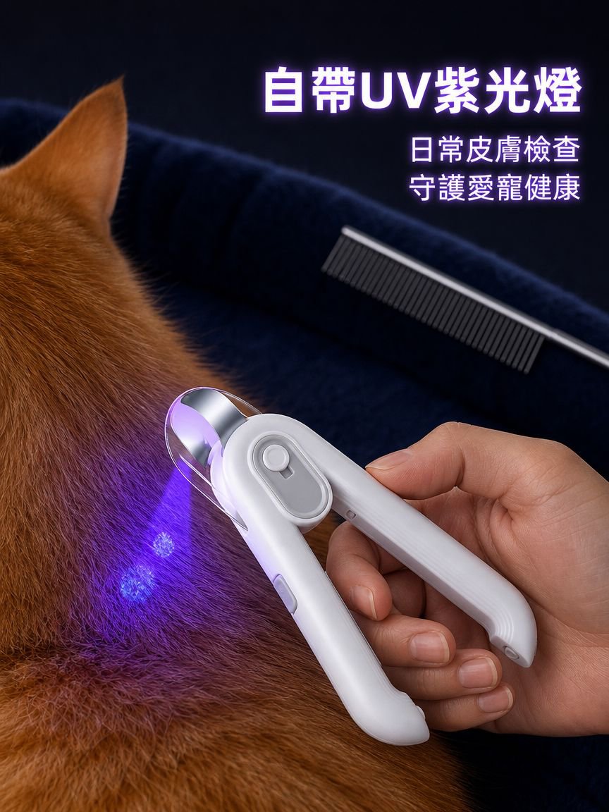 寵物帶燈貓咪指甲剪